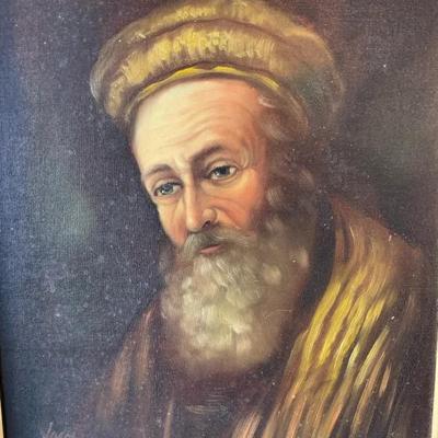 Jewish Rabbi Painting By Lucas