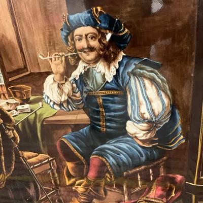 Man In Blue Velvet Framed Tile