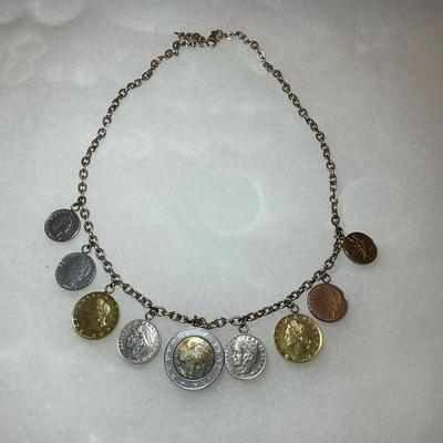 Italian Coin 925 Necklace