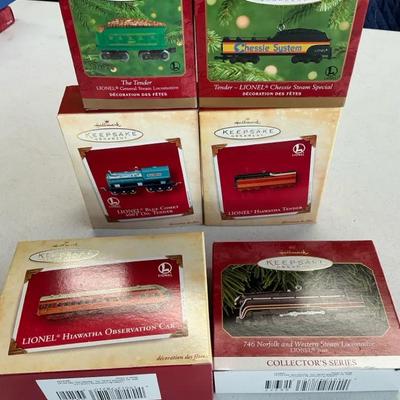 Hallmark Lionel Train Ornaments NIB #8