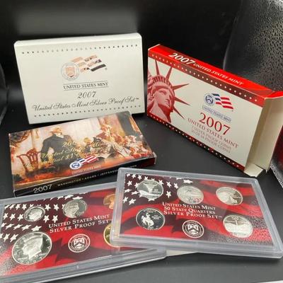 2007 U.S. Mint Silver Proof Set