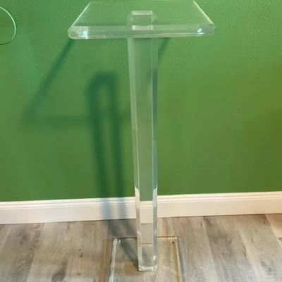 Lucite Pedestal Tall