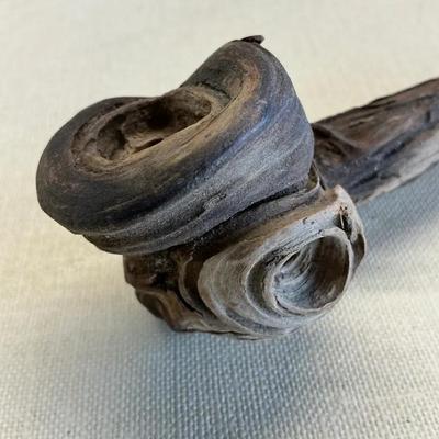 Carved Wood Knot Pipe