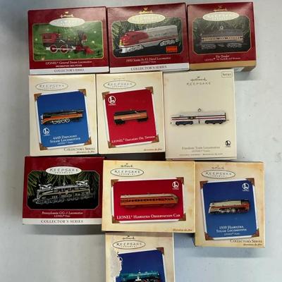 Hallmark Lionel Tran Ornaments NIB #5