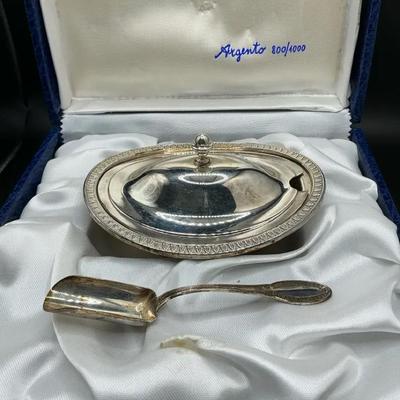 VTG Argento 800 Silver Sugar Bowl