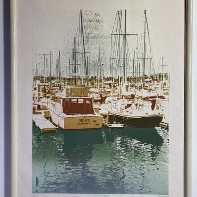 Limited Edition Etching By Ted Thomas Titled Home Part 1