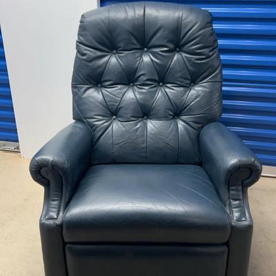 Dark Blue La-Z-Boy Recliner And Rocker