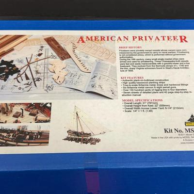 American Privateer Model Ship Kit