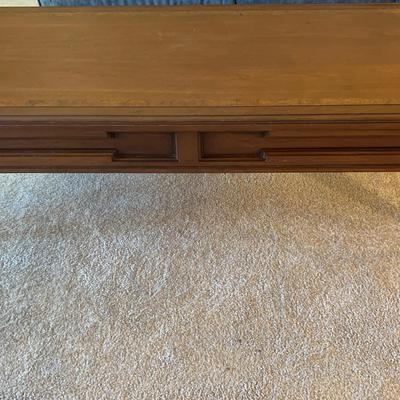 Vintage Burlwood Coffee Table