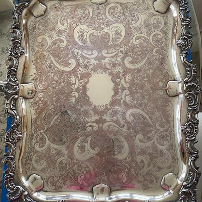 Sterling And Silverplate Tray