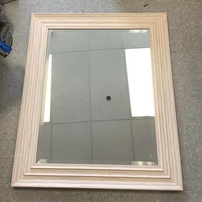 White Wood Framed Mirror
