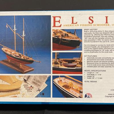 Elsie American Fishing Schooner 1910 Model Ship Kit