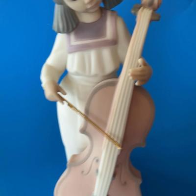 Lladro  Girl With Cello