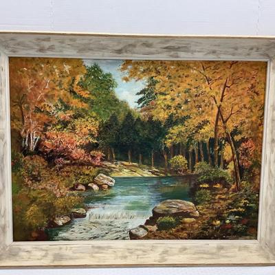 Framed Oil Painting 