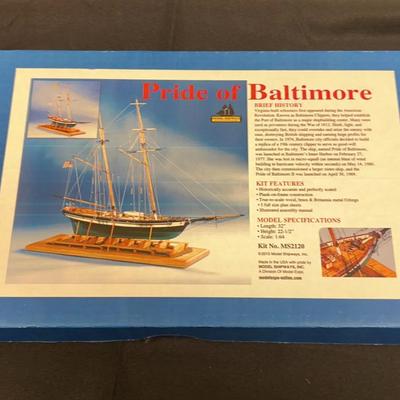 Pride Of Baltimore Model Ship Kit