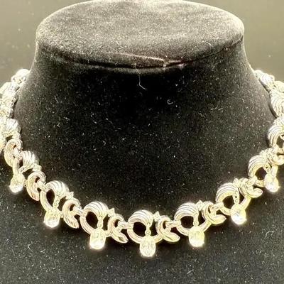 Classic Rhinestone Choker Necklace Trifari  