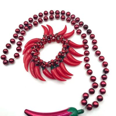 Hot Chili Bracelet And Necklace 