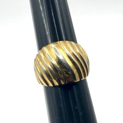 Flute Dome Ring Size 4.5