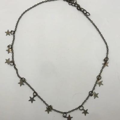 Star Drop Necklace 16”