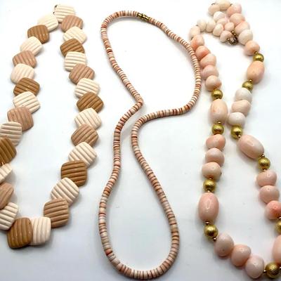 Peach Necklaces