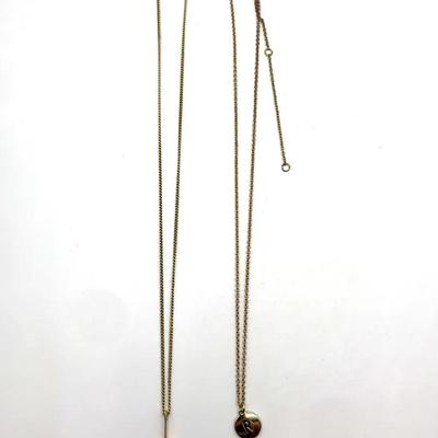 Gold Necklaces Letter R 