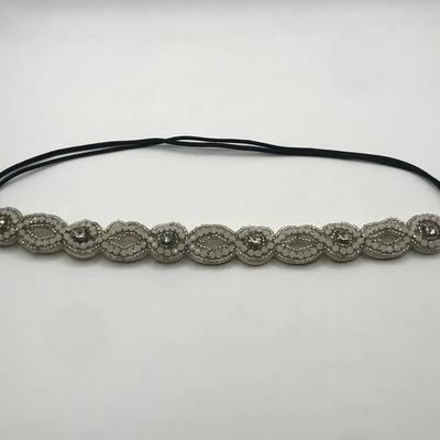 Rhinestone Beaded Necklace or Headband