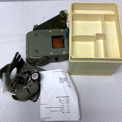 Vintage Sewing Parts And Organization Box