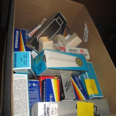 Sale Photo Thumbnail #10: tons of bulbs from vintage cameras, projectors , photography etc.  $5.00 ea 