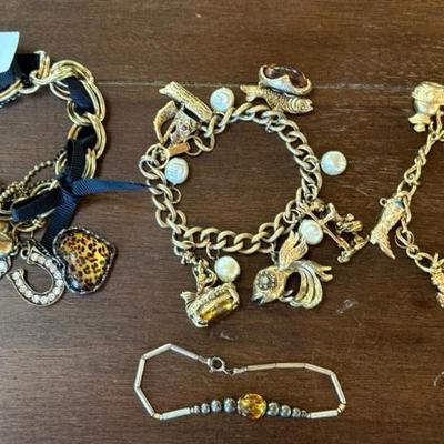 Vintage & New Charm Bracelets (1) New With Tags, Avon