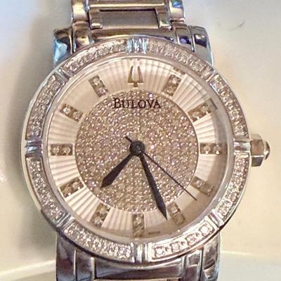 Bulova Ladies Highbridge Diamond Watch Water Resistant