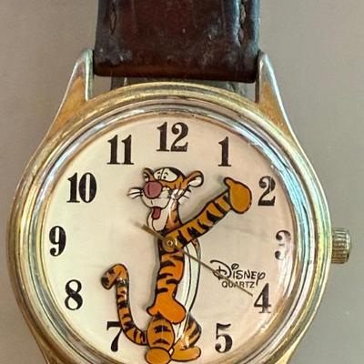 Disney Store Tigger Disney Quartz Watch With Leather Band
