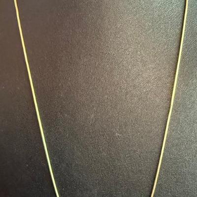 14K Yellow Gold 22 Inch Snake Chain - Total Weight 4.85 Grams