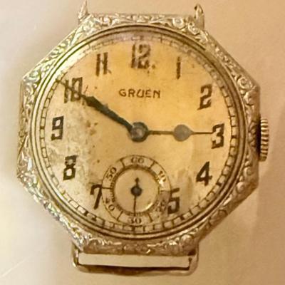 Antique Gruen 171308 Ultra Quality Watch 14K Gold Filled Wadsworth Case 5371154