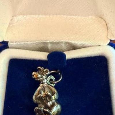 Disney Store Limited Edition Sterling Silver Baloo Bear Charm (missing Paperwork)