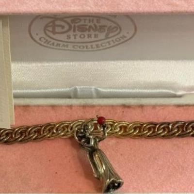 Disney Sterling Silver Limited Edition Charm Bracelet With Sterling Snow White Charm 765 Of 15,000 - Weight