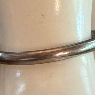 Sterling Silver Greenfield Village Cuff Bracelet - Total Weight - 24.79 Grams