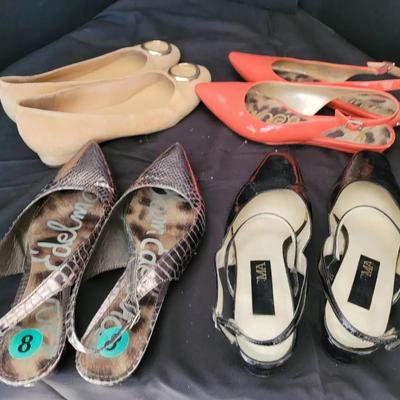 Sale Photo Thumbnail #52: US Women’s 7.5-8 Designer Shoe Lot – 4 Pairs (Sam Edelman & More)