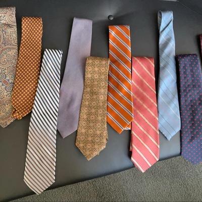 Sale Photo Thumbnail #66: Men's both Silk And Silk Blend Ties - Guy Laroche, Fendi, Calvin Klein and more! 