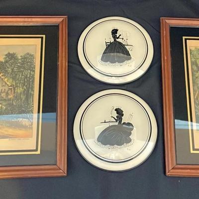 Sale Photo Thumbnail #42: Vintage Peter Watson Reverse Silhouettes & Currier & Ives