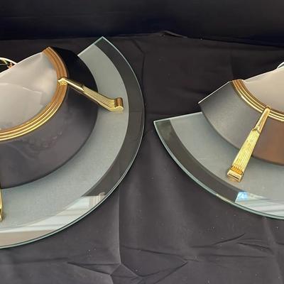 Sale Photo Thumbnail #33: Modern Art Deco Style Wall Sconces A