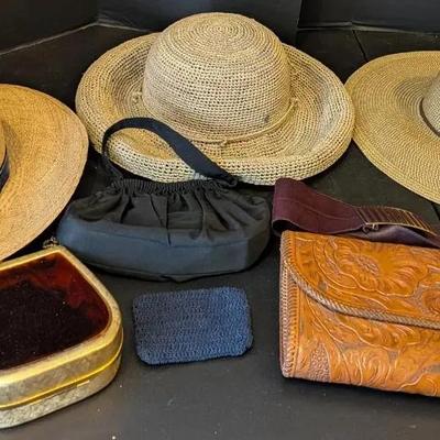 Sale Photo Thumbnail #15: Vintage Accessories & Straw Hat Collection – Mixed Lot
