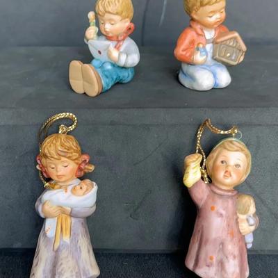 Boxed Set 5 Studio Hummel Christmas Ornaments