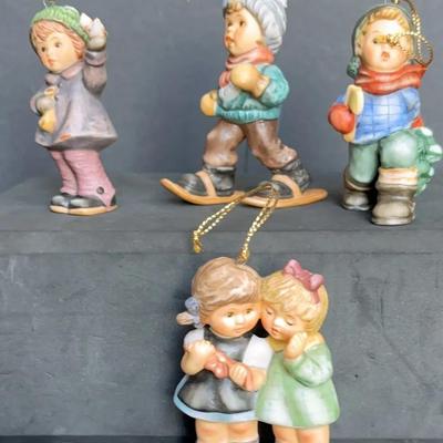 Box Of Set 8 2002 Studio Hummel Christmas Ornaments 