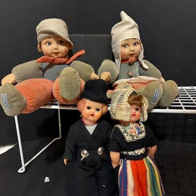 Cloth Dolls, ca. 1920s-1940s