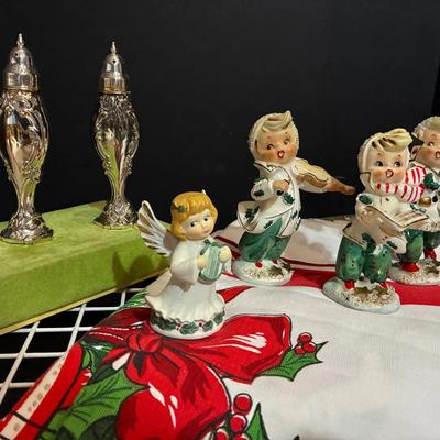 Lefton Angels & 1885 Rogers Salt/Pepper
