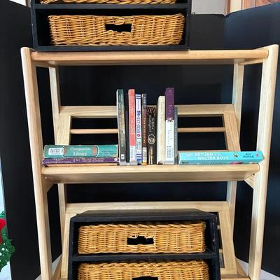 Small Bookcase With Books And Organizers