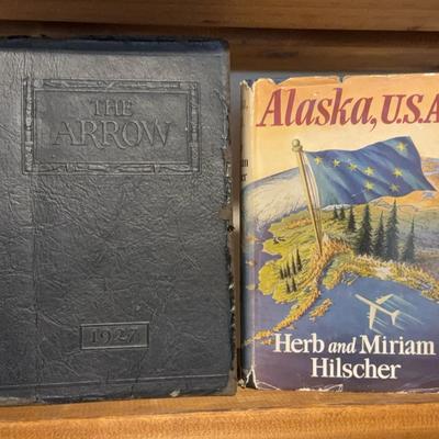 1927 Yearbook For Garfield Highschool * Alaska, USA ~ Autographed By Herb & Miriam Hilscher 
