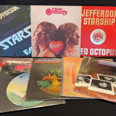 HEART & JEFFERSON STARSHIP! Records LPs