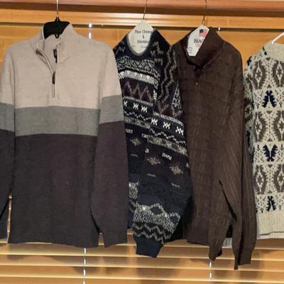 Men’s Sweaters Acrylic & Wool * Sizes L & XL 