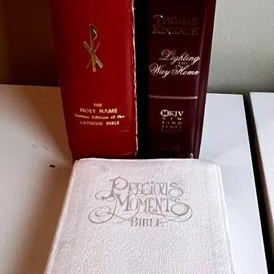 Thomas Kincaid Bible * Precious Moments Bible * King James Red Letter Edition